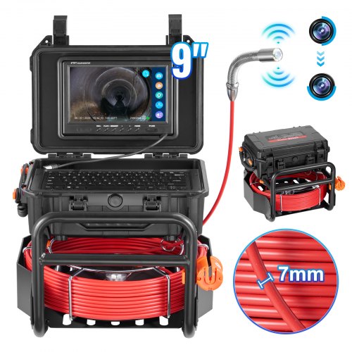 

Sewer Camera 165 ft/50m Self-Leveling Drain Camera with 512Hz Transmitter