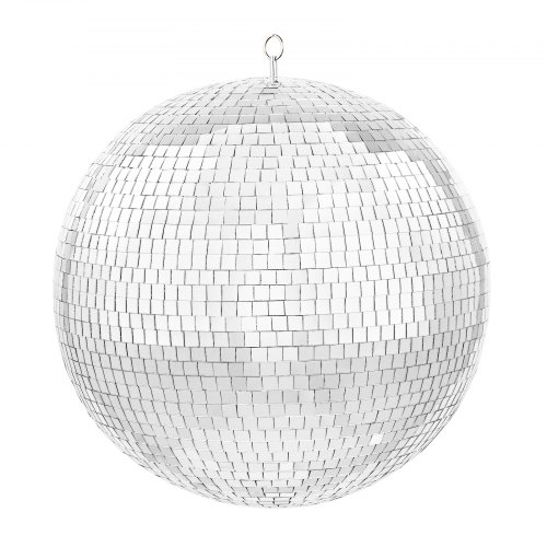 

VEVOR Mirror Disco Ball 495 mm Silver Party Large Disco Ball with Hanging Ring