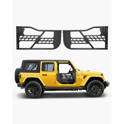 

VEVOR 2-Door Jeep Tube Doors Jeep Tubular Door for 2007-2018 Jeep Wrangler JK