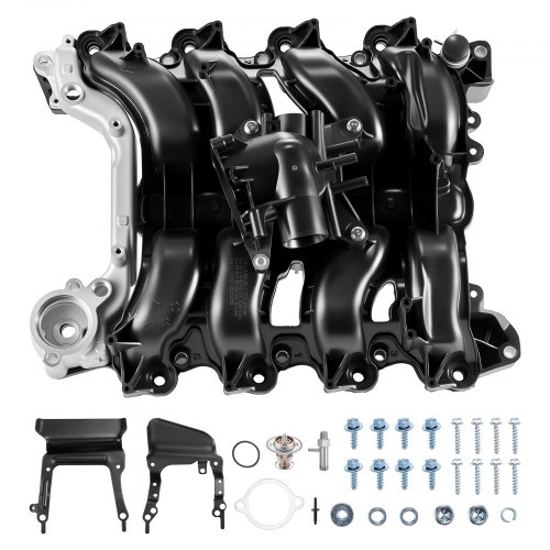 Intake Manifold with Gasket Thermostat for 2007-2008 Ford F150/E-150/E-250