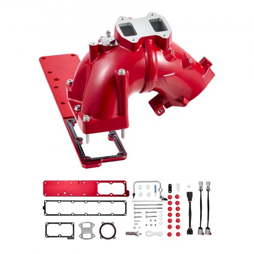 VEVOR Intake Manifold Compatible with 2013-2018 Ram 2500/3500 OEM KMS2018R, Aluminum Alloy, Plug & Play Electrical Connections, Complete Hardware for Improved Intake Airflow & Engine Performance