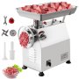 Commercial Electric Meat Grinder All-Steel Burgers Stainless Steel 1100W 350kg/h