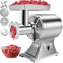 VEVOR Electric Meat Grinder Machine Electric Meat Mincer 551 Lbs/Hour 1100W Silver