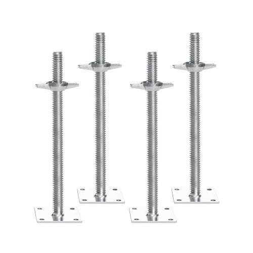 

VEVOR 4-Pack Adjustable Leveling Jacks Solid Screw for Baker-Style Scaffolding