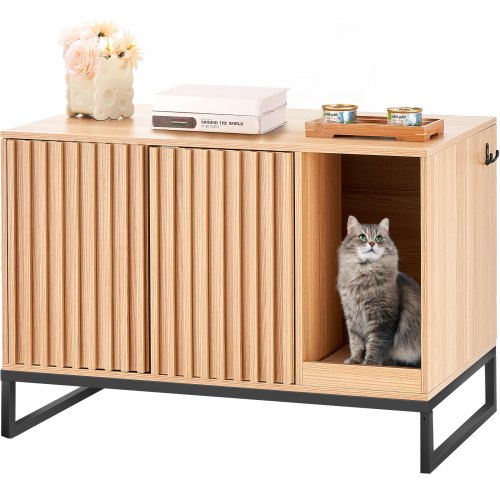 

VEVOR Cat Litter Box Enclosure Hidden Litter Box Furniture 31.5"L x 20"W x 22"H