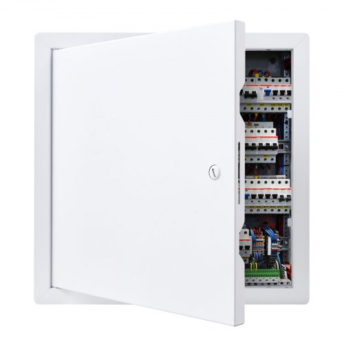 VEVOR Access Panel for Drywall, 13.3 x 13.3 in Galvanized Steel Access Door, Easy Install Hinged Service Panel with Screwdriver Latch, for Ceiling Plu