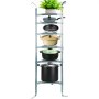Vevor Cookware Stand Vertical Pot Rack 6-tier Storage Kitchen Decor Steel 61". H