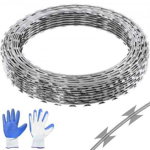 Best hog wire fence panels for backyard projects 246 ft Razor Barbed Wire