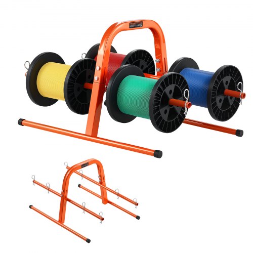 

VEVOR Hand Caddy Wire Dispenser for Up to 8 Spools Electrical Industrial Retail