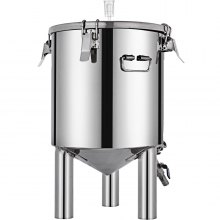 VEVOR 26L Brew Bucket Stainless Steel Conical Fermenter 7 Gallon Brew Fermenter