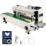 VEVOR Continuous Bag Band Sealing Machine FR770A Horizontal Bag Sealer with Digital Temperature Control Band Sealer Machine for 0.02-0.08 mm Plastic Bags Continuous Band Sealer with Printing Function