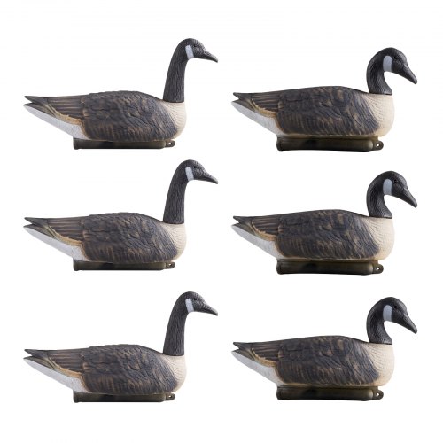 

VEVOR Canada Goose Decoys, Outdoors Goose Decoy for Waterfowl Hunting, Durable Plastic Floaters with Ultra Realistic Paint, for Pool, Pond, Lake, Garden Yard Decoration, Easy to Carry and Use, 6-Pack