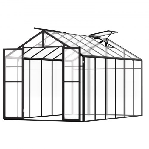 

VEVOR Polycarbonate Greenhouse 8 x 12 Ft Outdoor Walk-in Greenhouse for Garden