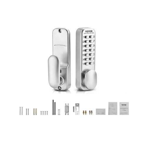 

VEVOR Mechanical Keyless Entry Door Lock 14 Key Mechanical Keypad Door Knob Home