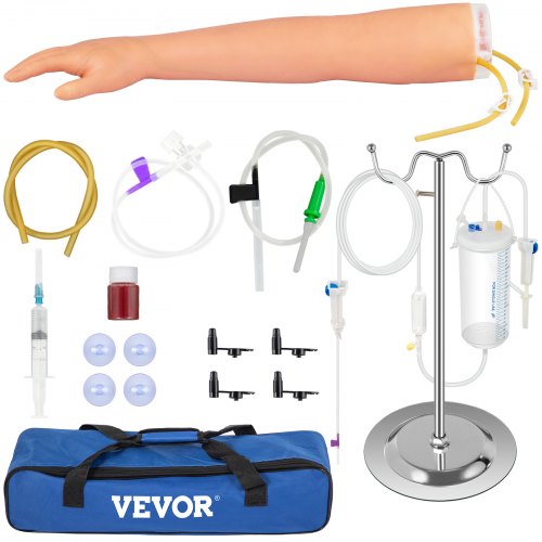 VEVOR IV Practice Kit Phlebotomy Venipuncture Practice Arm for Students Nurses