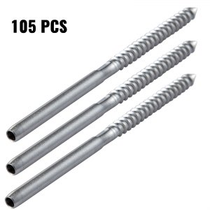 Swage Lag Screws for 1/8"Cable Railing T316 Stainless Steel Hardware 50-250pcs