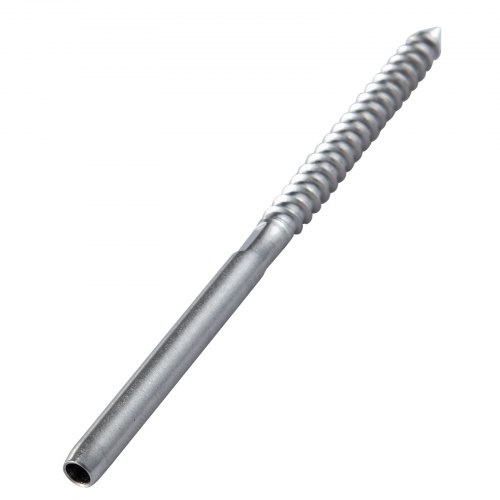 Details about   Right Thread Swage Lag Screws T316 Stainless Steel Hardware For 3/16" Cable USA 