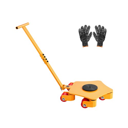VEVOR Machine Skate, 8800 lbs Machinery Moving Skate, Machinery Mover Skate with 360° Rotation Cap and PU Swivel Rollers, Heavy Duty Industrial Machin