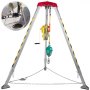 Confined Space Tripod Safety Tripod With 2600lbs Winch Rescue Tripod 7ft Legs