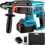 Vevor Electric Rotary Hammer Sds Cordless Drill 4 Functions Variable Speed 18v
