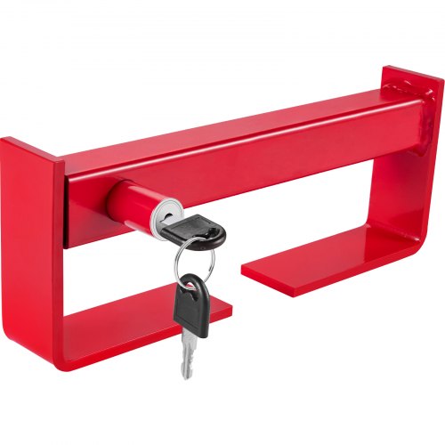 VEVOR Shipping Container Lock, 9.84"-17.32" Locking Distance, Bright Red Powder-Coated with 2 Keys, Secure Your World