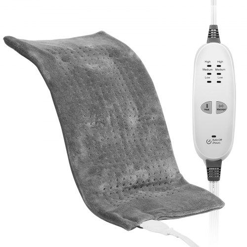 

VEVOR Massaging Weighted Heating Pad Heat Vibrations 12 x 24 in 4.4 lbs for Back