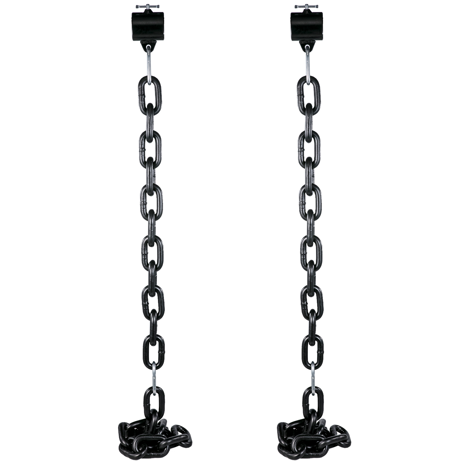 Weight Lifting Chains Pairs 44lb/20KG Olympic Barbell Chain Training w/Collars от Vevor Many GEOs