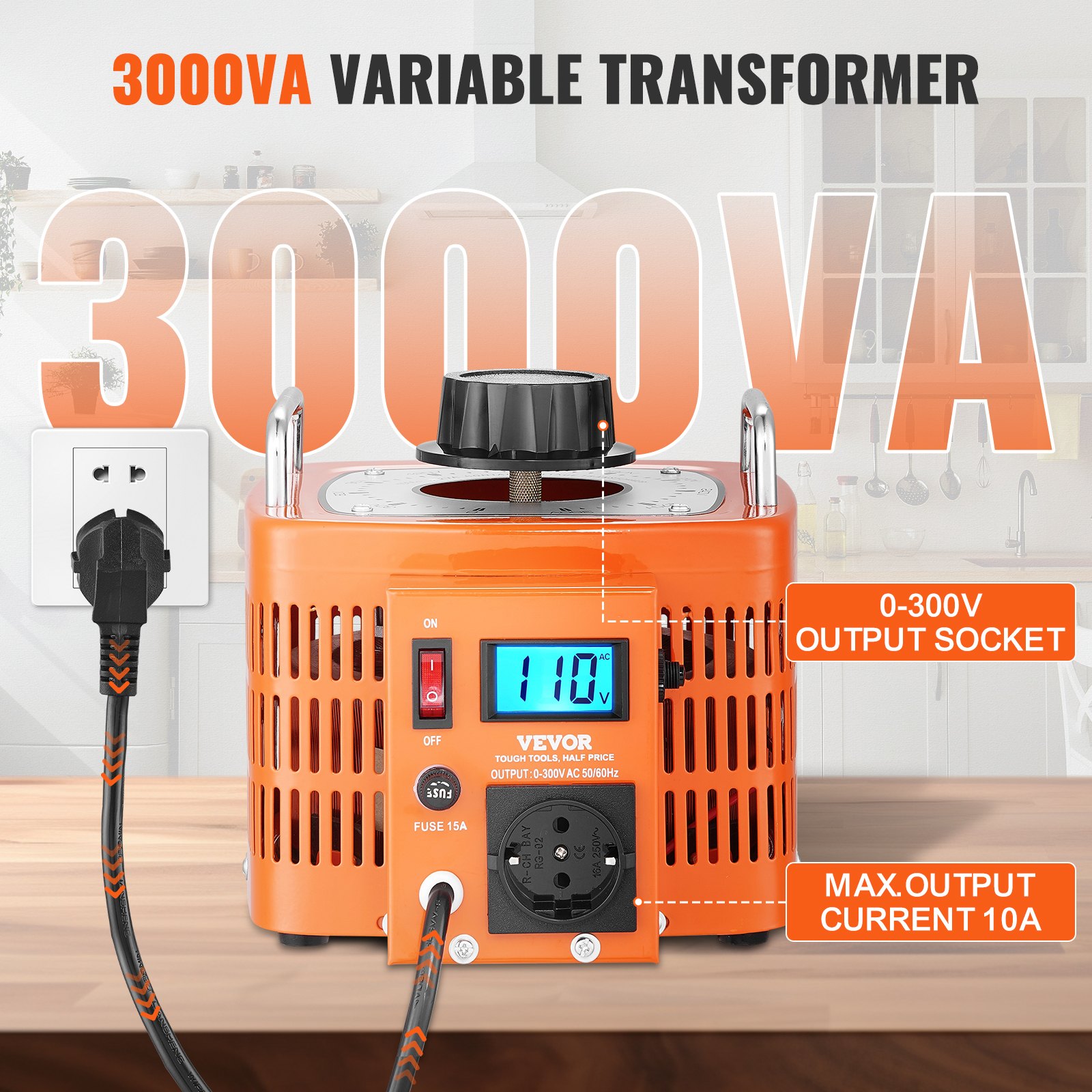 3000VA automaatne muutuva pingega trafo