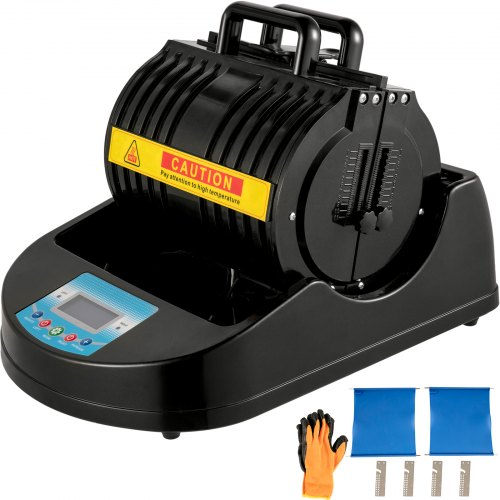 

VEVOR Mug Press 1300W Mug Heat Press 110V Black Mug Cup Bottle Heat Press Machine Mug Sublimation Heat Press for Transferring Pictures on 11oz Mugs, Glasses and Cups with Digital Control Display