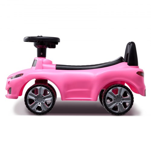 

VEVOR Ride On Push Car for Toddlers, Ages 1-3, Ride Racer, Sit to Stand Toddler Ride On Toy, Classic Kids Ride On Car with Music Steering Wheel & Under Seat Storage, Ride On Toy for Boys Girls, Pink