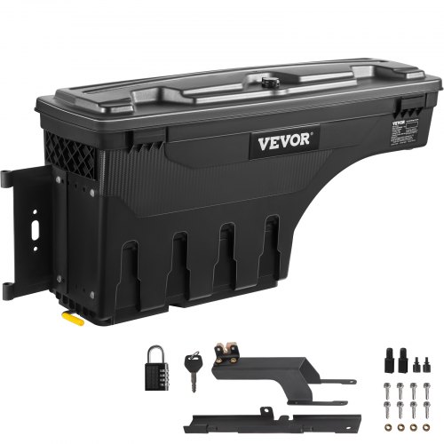 VEVOR Truck Bed Storage Box Lockable Pivot for 2015-2020 Ford F150 Driver