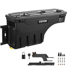 VEVOR Truck Bed Storage Box Lockable Pivot for Super Duty 2017-2021 Driver