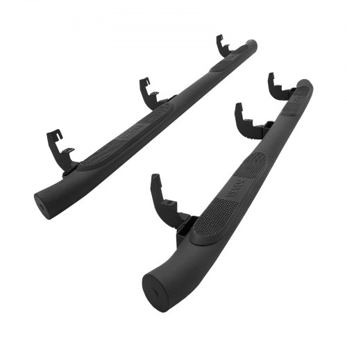Vevor Running Boards, 3 Inches Side Steps Compatible With 2015-2025 Chevy Colorado/Gmc Canyon Crew Cab, Black Carbon Steel Nerf Bars, 550 Lbs Load Cap-image