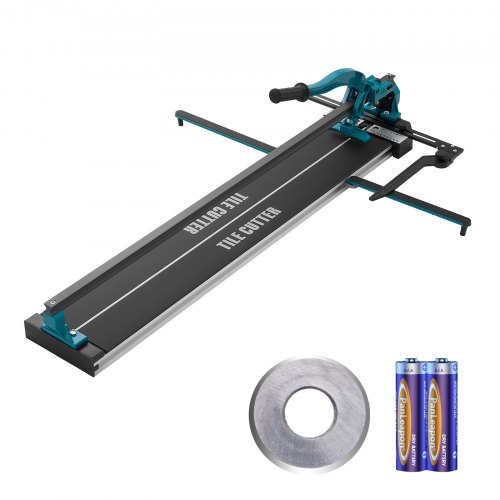 

VEVOR Manual Tile Cutter, 40 inch, Porcelain Ceramic Tile Cutter with Tungsten Carbide Cutting Wheel, Infrared Positioning, Anti-Skid Feet, Durable Rails for professional installers or beginners