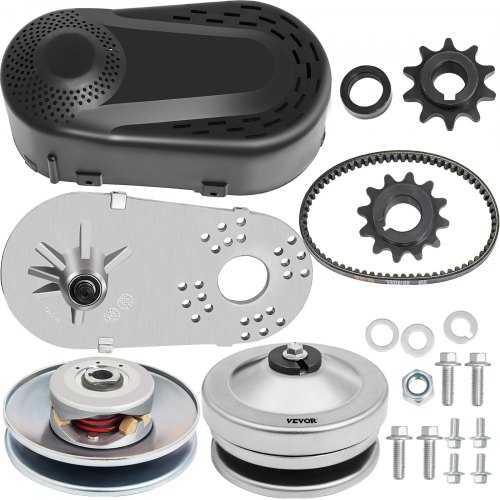 

Go Kart Torque Converter Kit CVT Clutch 3/4" Replaces Comet TAV2 Manco 10T #40/41 12T #35 (Comes with 2 Sprockets: 1x 12 Tooth 35 & 1x10 tooth 40/41)