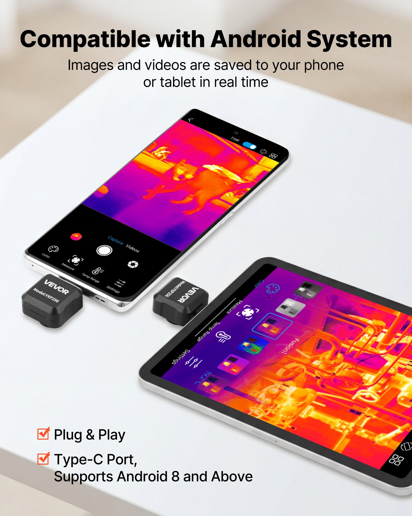 Termopildikaamera Androidile