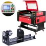 Vevor 80w Co2 Laser Engraver Cutting Machine 700x500mm And Rotary Axis 3-jaw Kit