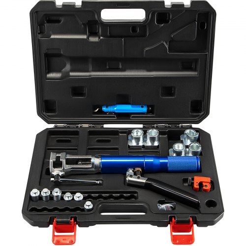 Double Flaring Brake Line Tool Kit Tubing Car Truck W/ Adapter Automotive Tool X 