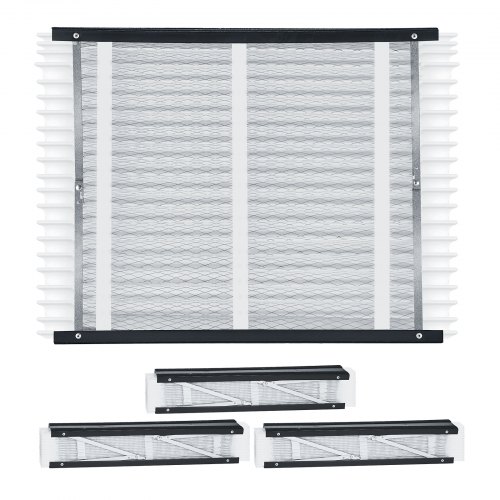 

VEVOR 20 x 25 x 4 Furnace Filter, MERV 13 HVAC Ac Filters,12-Month Electrostatic Pleated Air Conditioner Filters, 4-Pack (Actual Size: 20.47 x 25.20 x 3.98 Inch) for Capturing Dust, Smog, Pet Dander