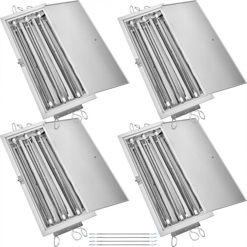Infrared Paint Curing Lamp Baking Lamp Auto Heating Lamp 3kw 4set Spray Booth