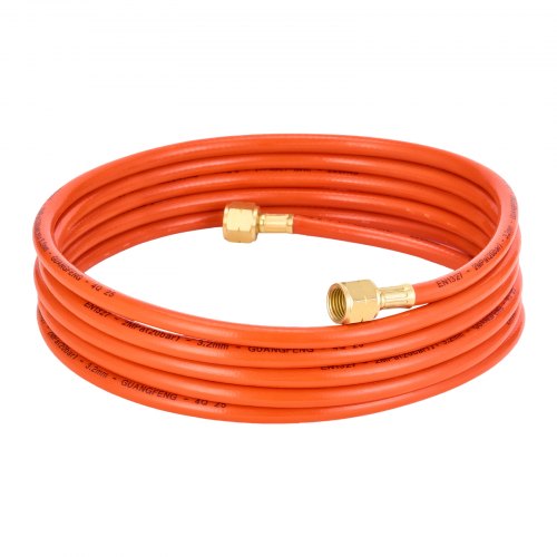 

VEVOR Air Acetylene Torch Hose, 1/8-Inch x 12FT Acetylene Welding Hose with 9/16" LH B-Type Fittings, AH-12 R Grade Welding Torch Hoses Compatible with AR-B/AR-MC Regulators