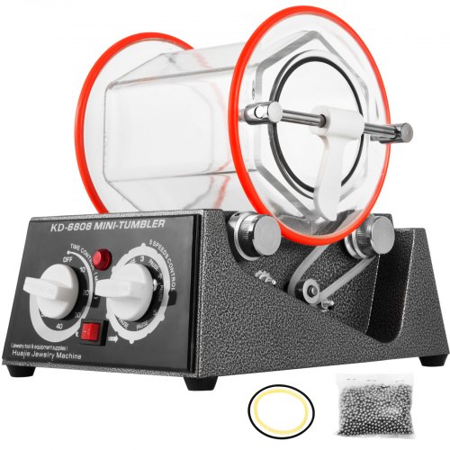 3KG Rotary Tumbler Jewelry Polisher & Finisher Ideal For Rocks Stones Coins UK!! 