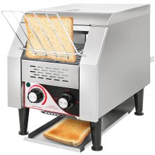 Commercial Conveyor Toaster 150pcs/h Electric Conveyor Toaster Stainless Steel
