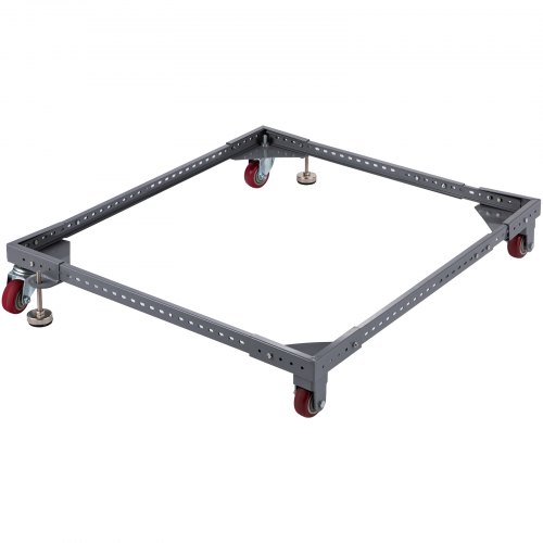 VEVOR Adjustable Universal Mobile Base 650LBS Load-Bearing Capacity 12" to 48" Heavy-Duty Mobile Base Rolling Mobile Base for Mobilizing Woodworking Equipemnt, Fridge, Washing Machine