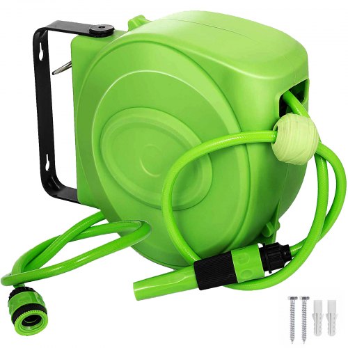 10M Retractable Water Hose Reel Wall Mounted Auto Rewind Commercial Grade