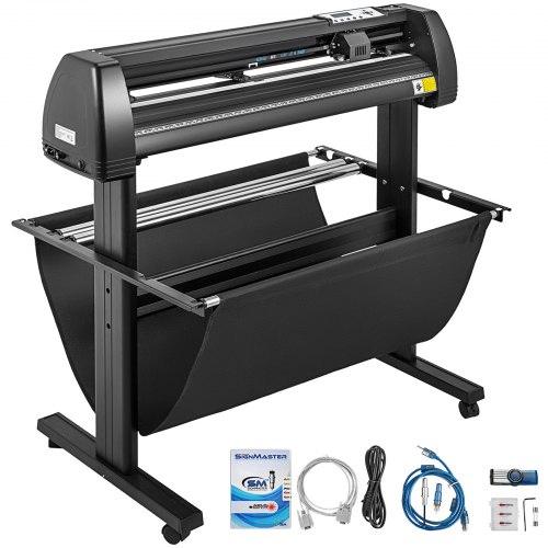 Details about   Vinyl Cutter Plotter 28 Inch Feed 31ips Sign Maker w SignMaster Digital Controls 