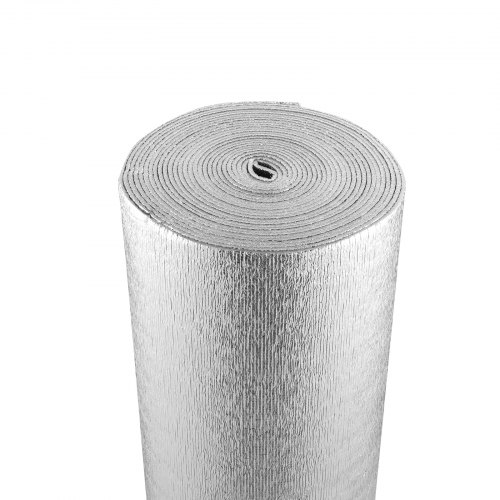 

VEVOR Double Reflective Insulation Roll Foam Core Radiant Barrier 48 in x 50 ft