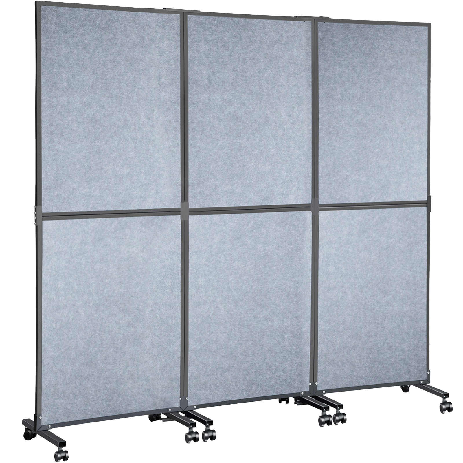 Vevor Acoustic Room Divider Office Partition Panel 72"x66" 3 Pack In Light Gray от Vevor Many GEOs