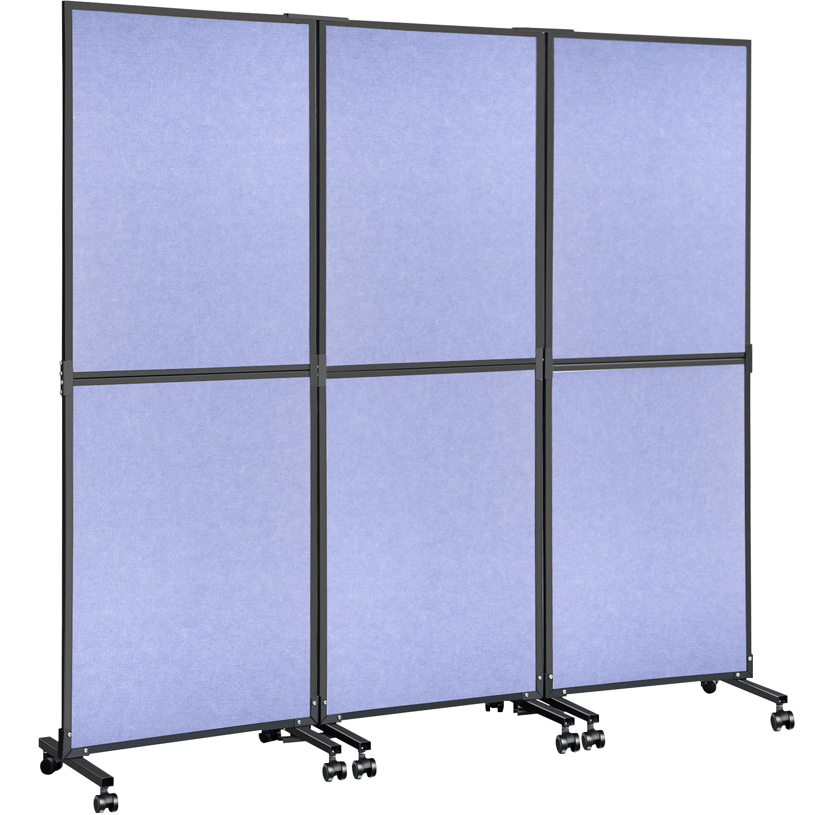 Vevor Acoustic Room Divider Office Partition Panel 72"x66" 3 Pack In Steel Blue от Vevor Many GEOs