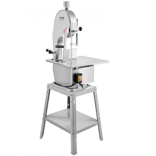 

VEVOR 1800W Commercial Electric Meat Bandsaw Stainless Steel Bone Sawing Machine